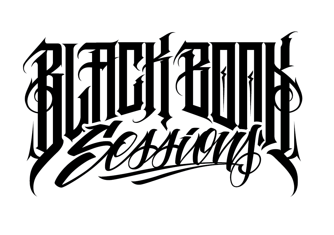  Black Book Sessions custom lettering by Maxx242 