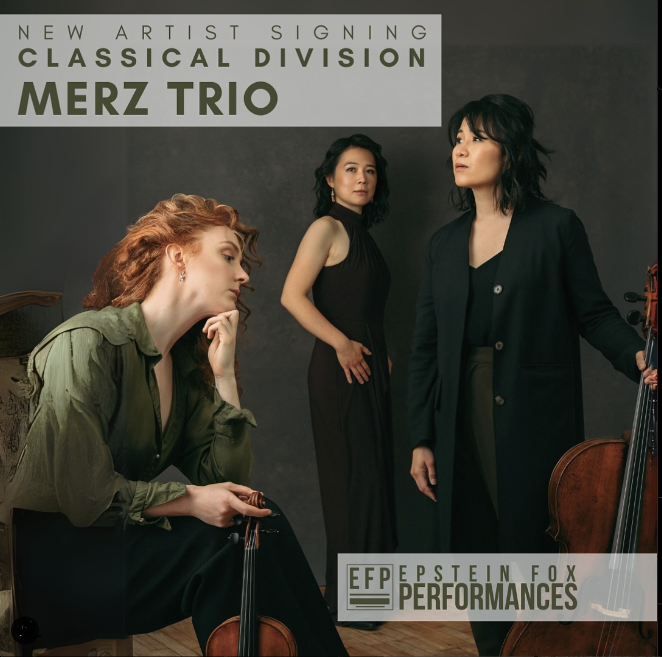 Epstein Fox Performances Represents Merz Trio for North American Management 