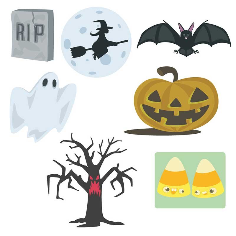 Halloween icons for BeFunky’s app