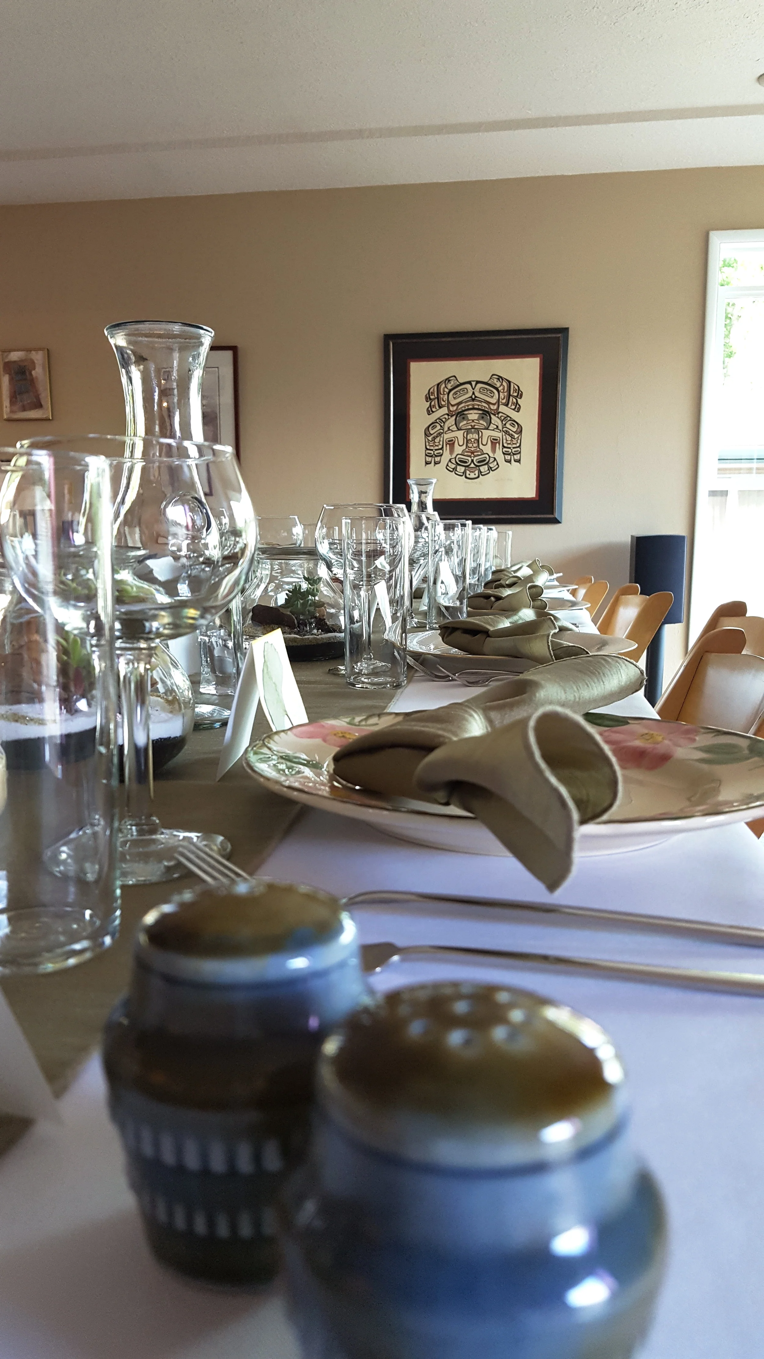 Earthy Wedding Reception Dinner for 12