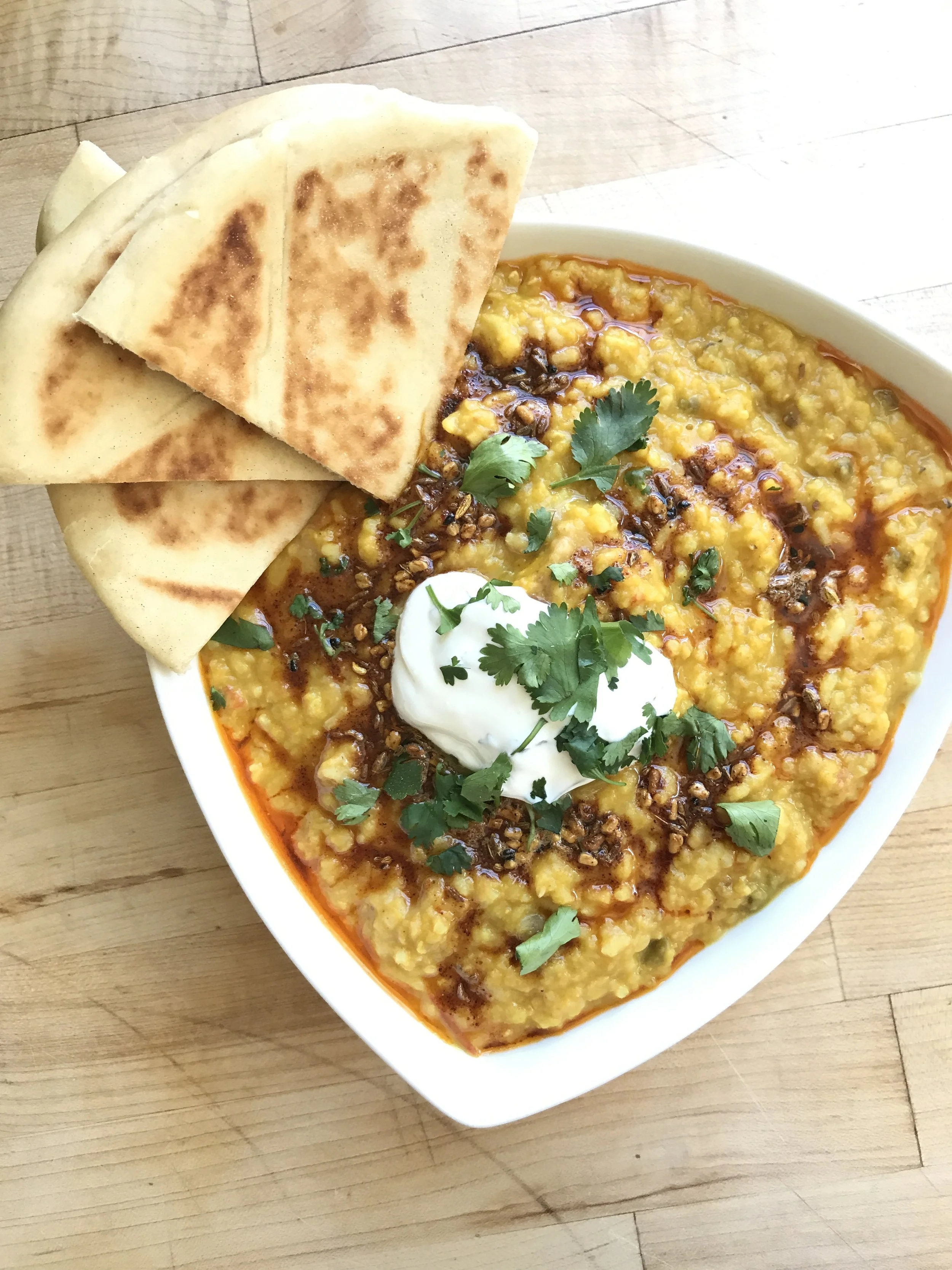 Red Lentil Dal w/Panch Phoran