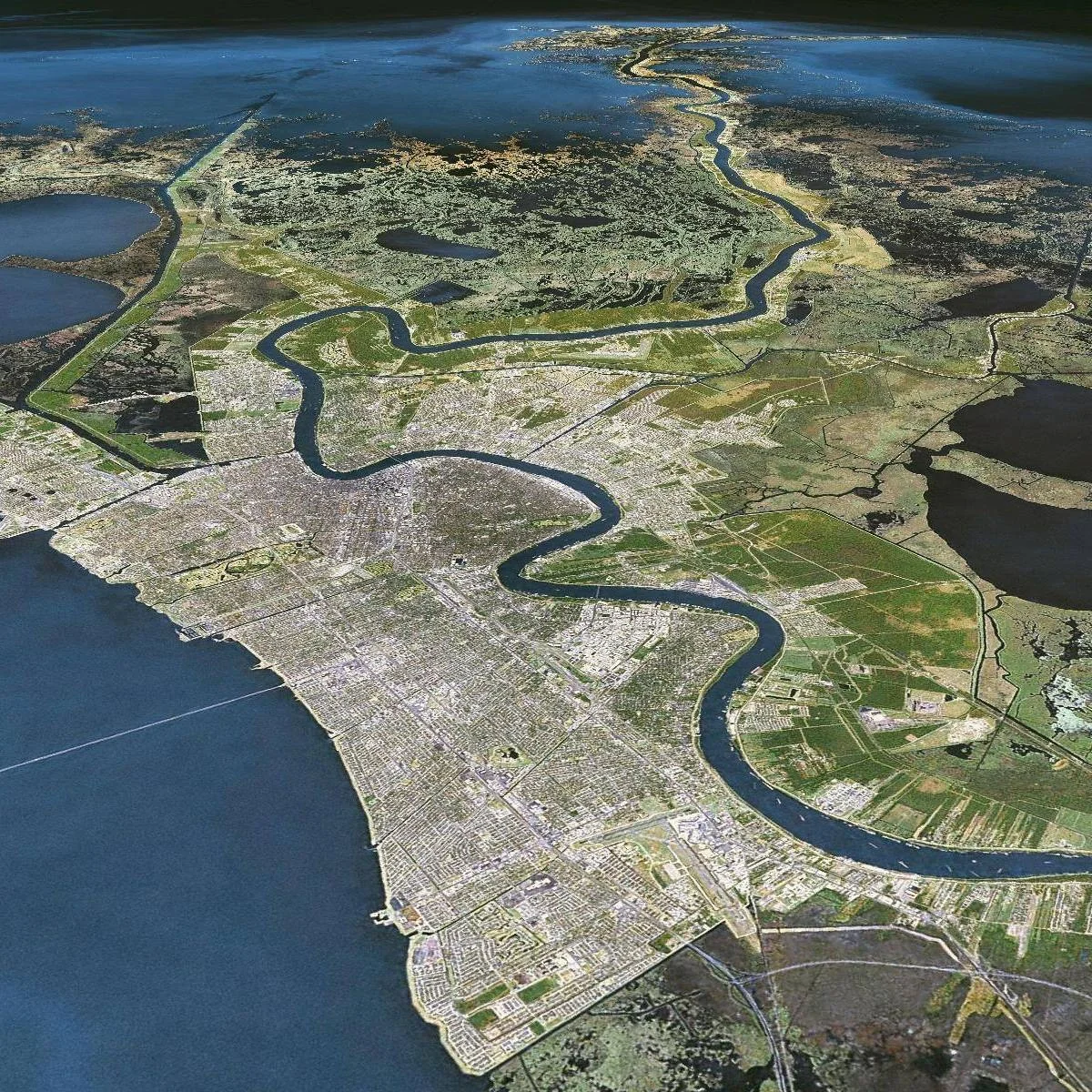 You can see Esplanade Avenue from here.