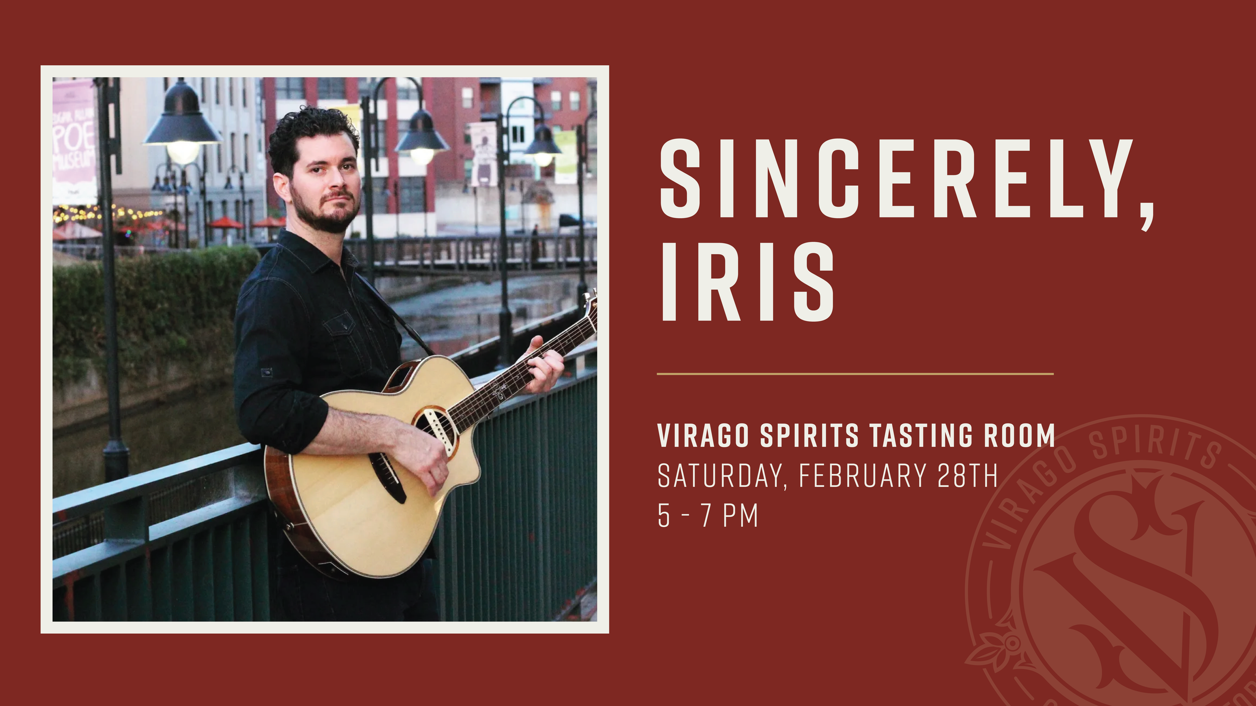 Sincerely, Iris Live at Virago Spirits