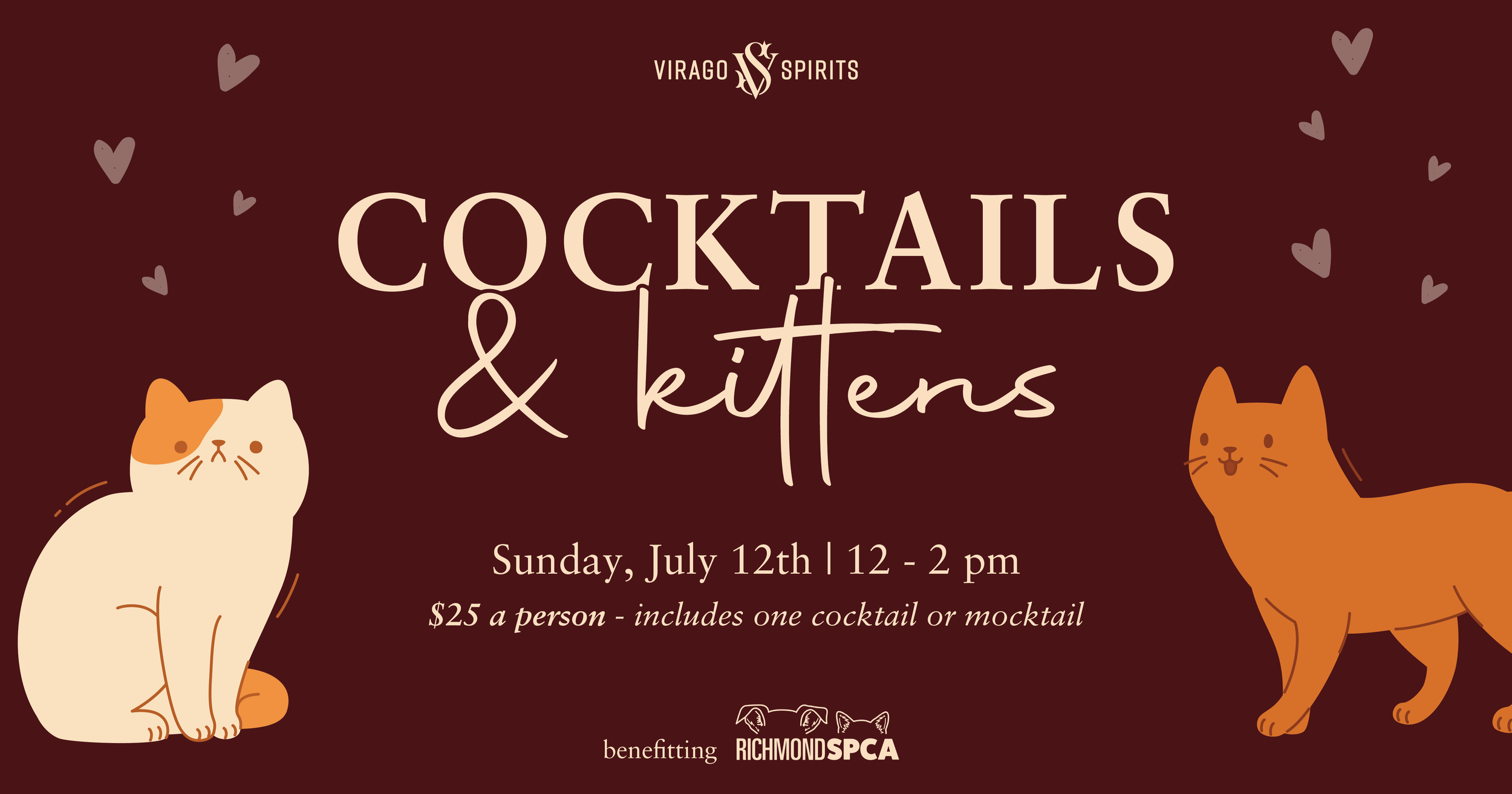 Cocktails & Kittens benefiting Richmond SPCA