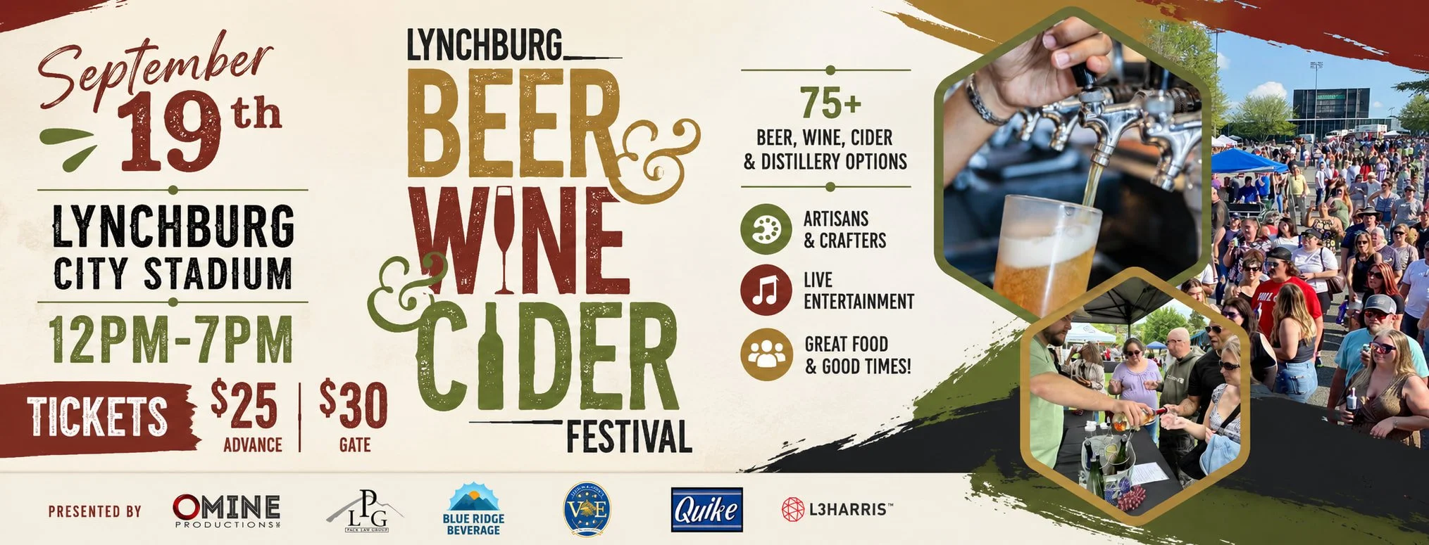 LYNCHBURG BEER WINE & CIDER FESTIVAL