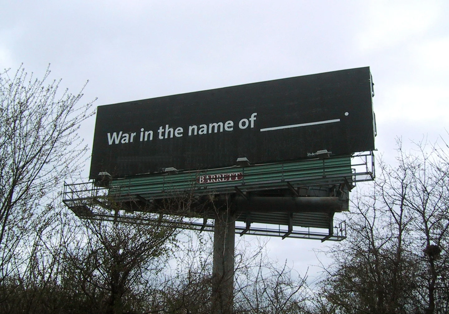 War in the name of Billboard.jpg