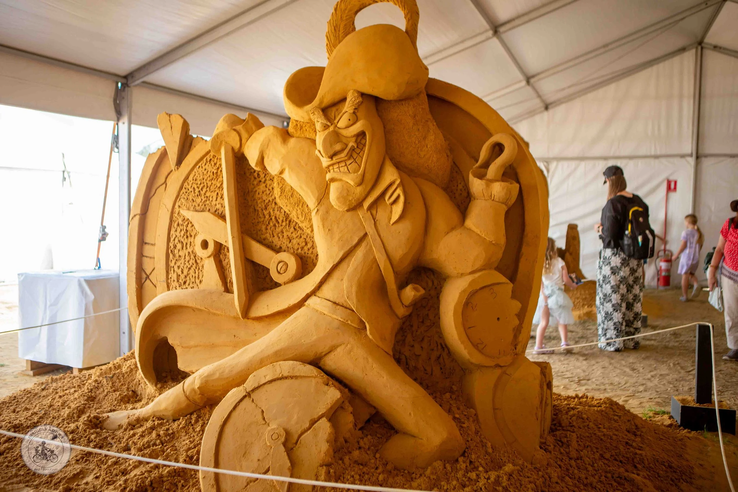 copyright mamma knows south - villains of story time: australian sand sculpting champions, frankston