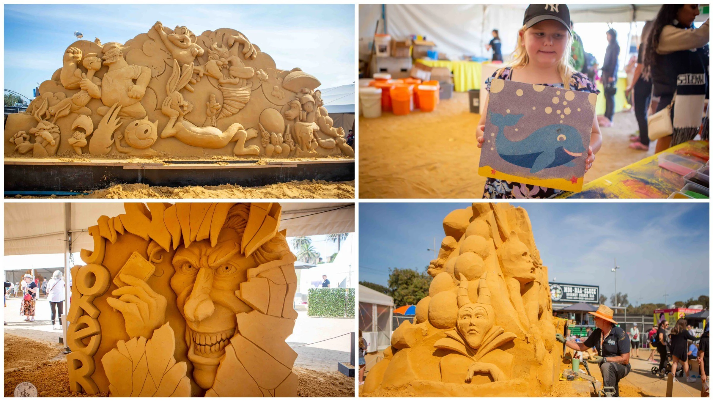 the enchanted realm: australian sand sculpting champions, frankston