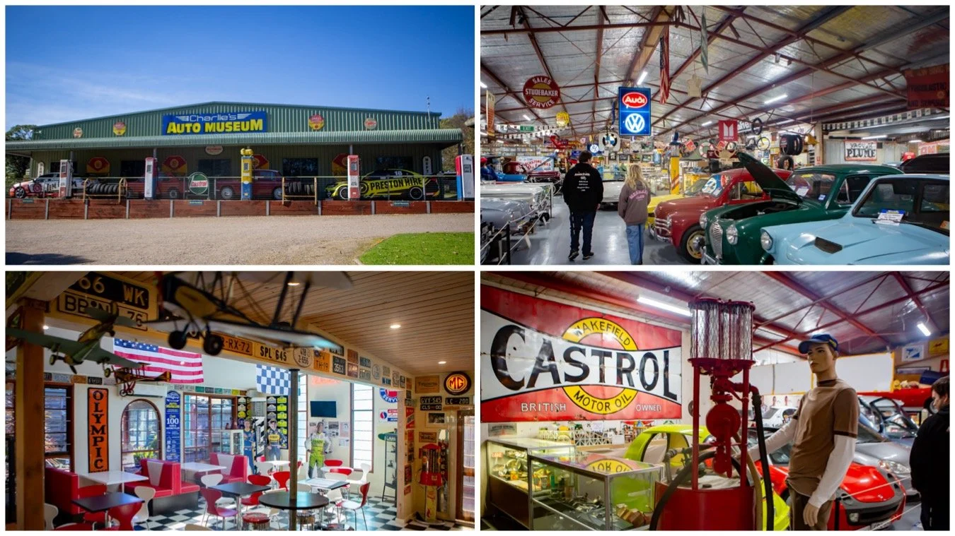 charlie’s auto museum, arthurs seat