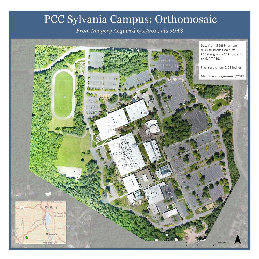 Pcc Sylvania Campus Map Pcc Sylvania Ortho Map — Dave Jorgensen