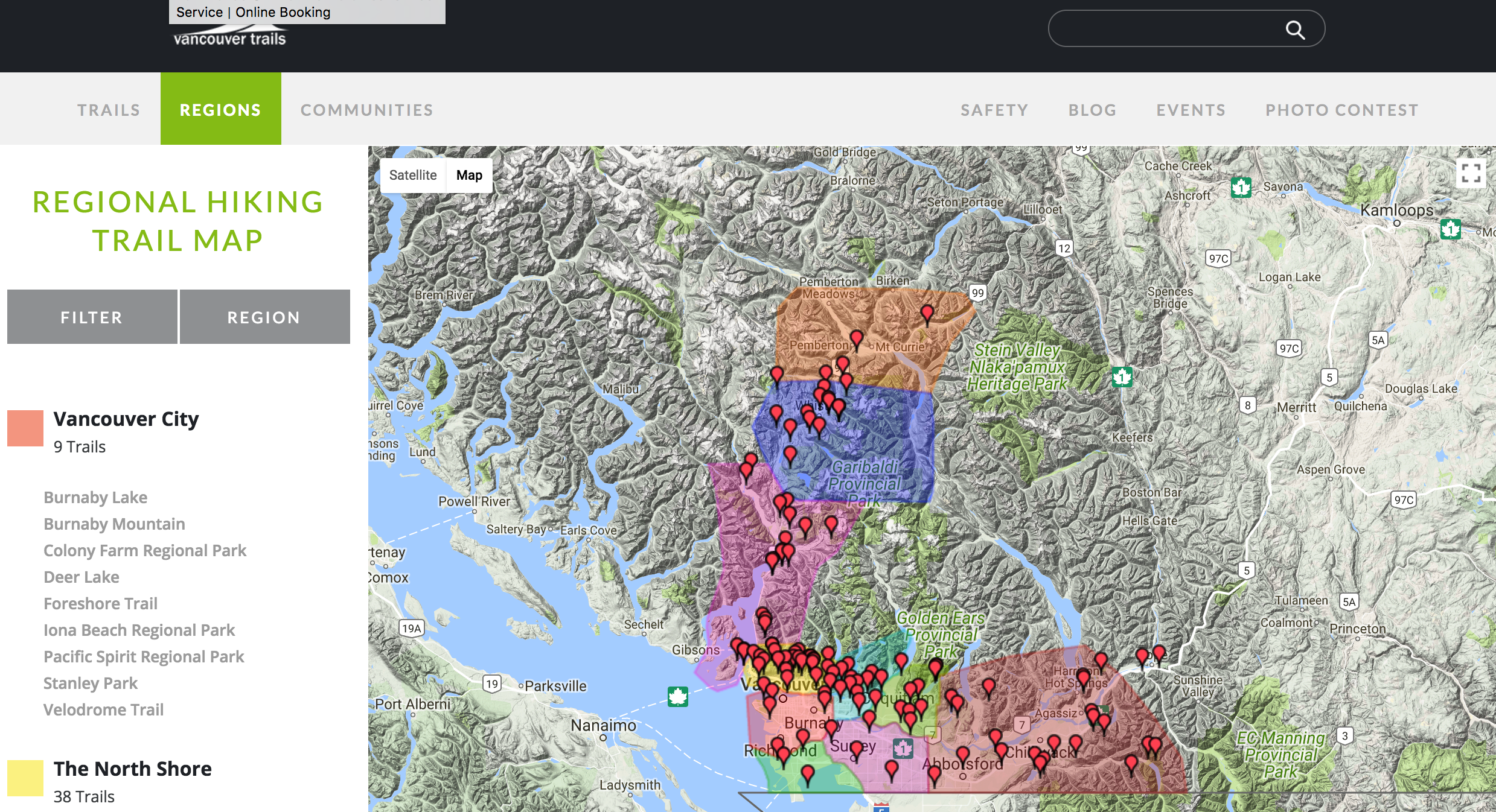 One of the best online resources for planning you next hike in Greater Vancouver. Note that "intermediate" hikes can be tough--read the comments below each hike to get a better feel for it!