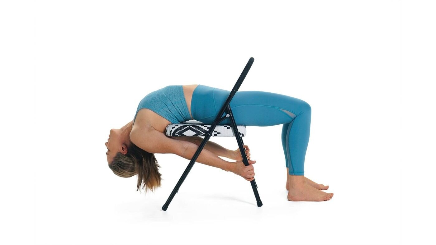 Supported Inverted Staff Pose