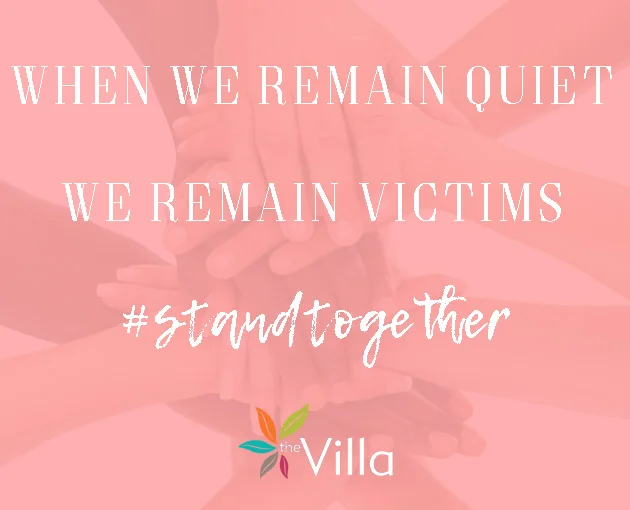 Send your #metoo and #perfectisboring stories to villaleadership@gmail.com. There is power in sharing!
