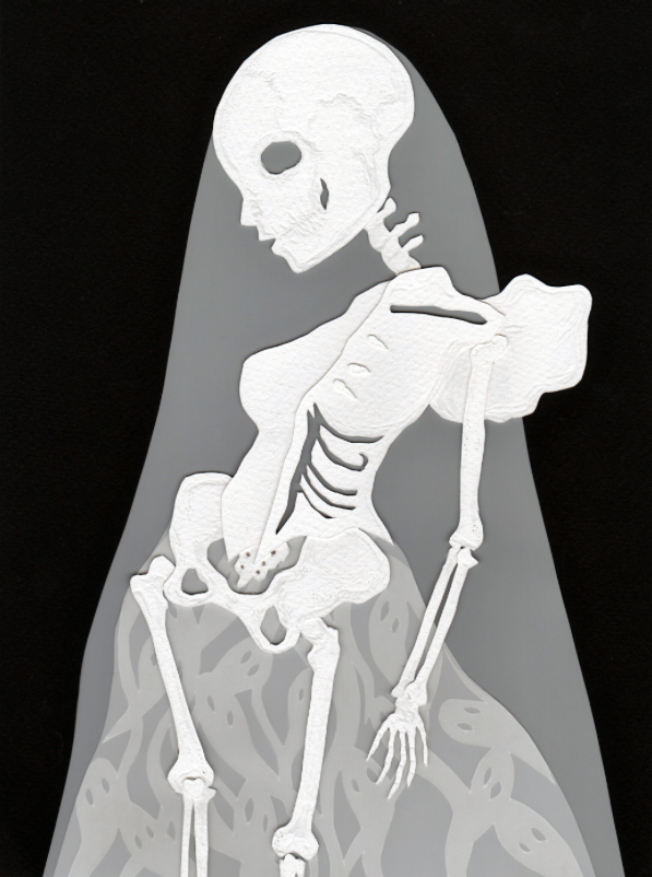 BLIGHT Hand cut paper and vellum Hudson Hughes Gallery "3 A.M."