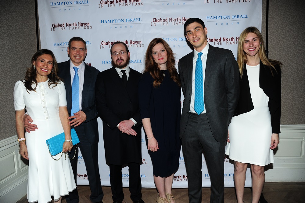 Maria and Ken Fishel, Rabbi Berel and Brocha Lerman, Bradley and Melissa Fishel