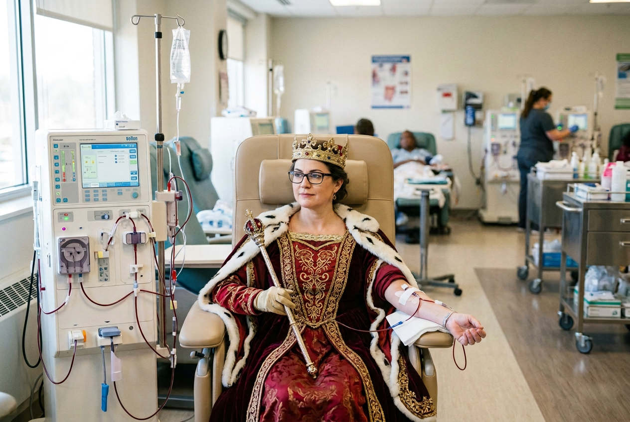 Firefly_Gemini Flash_keep image the same replace throne with a typlical dialysis char. Make tan 474209.png