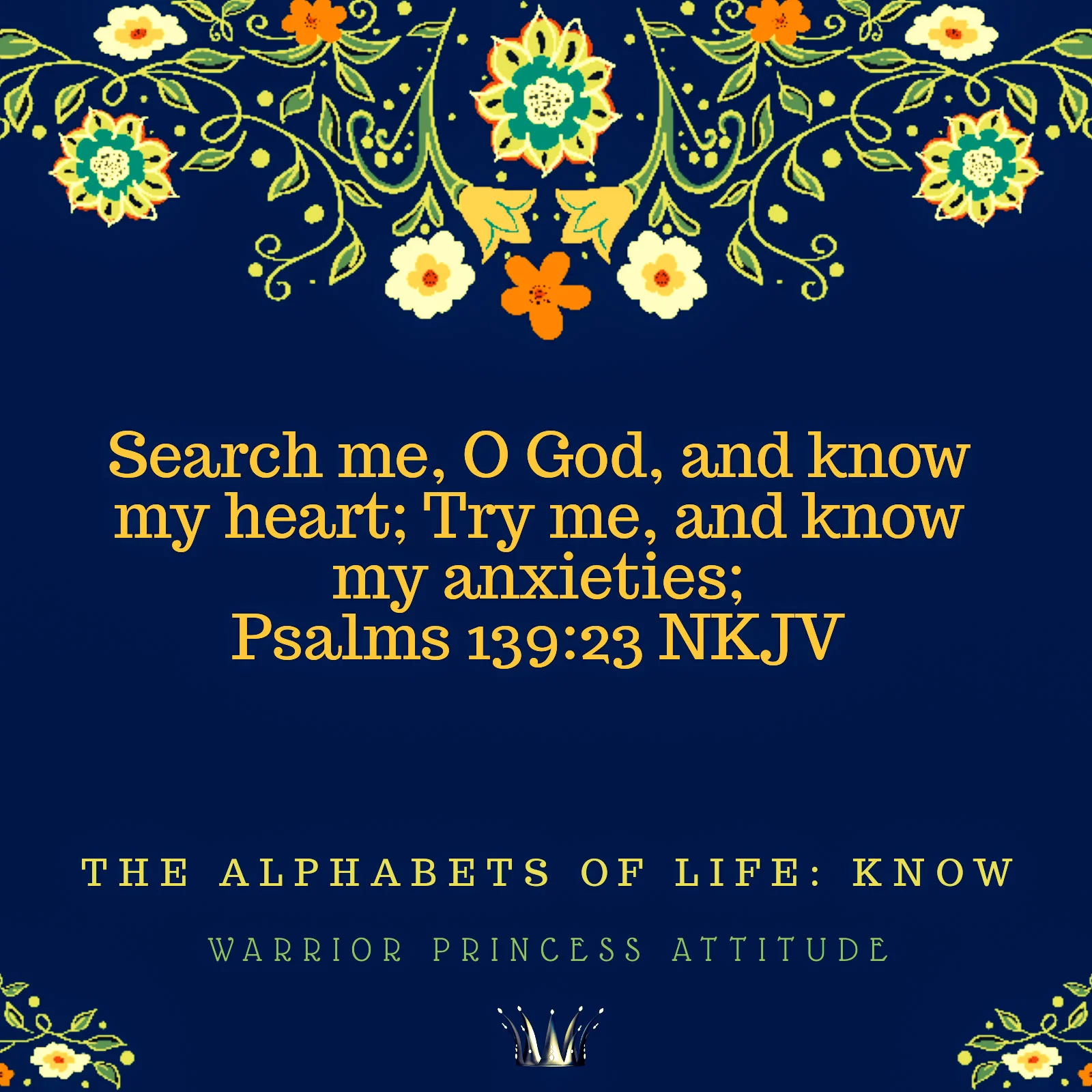 The Alphabets of Life: Know