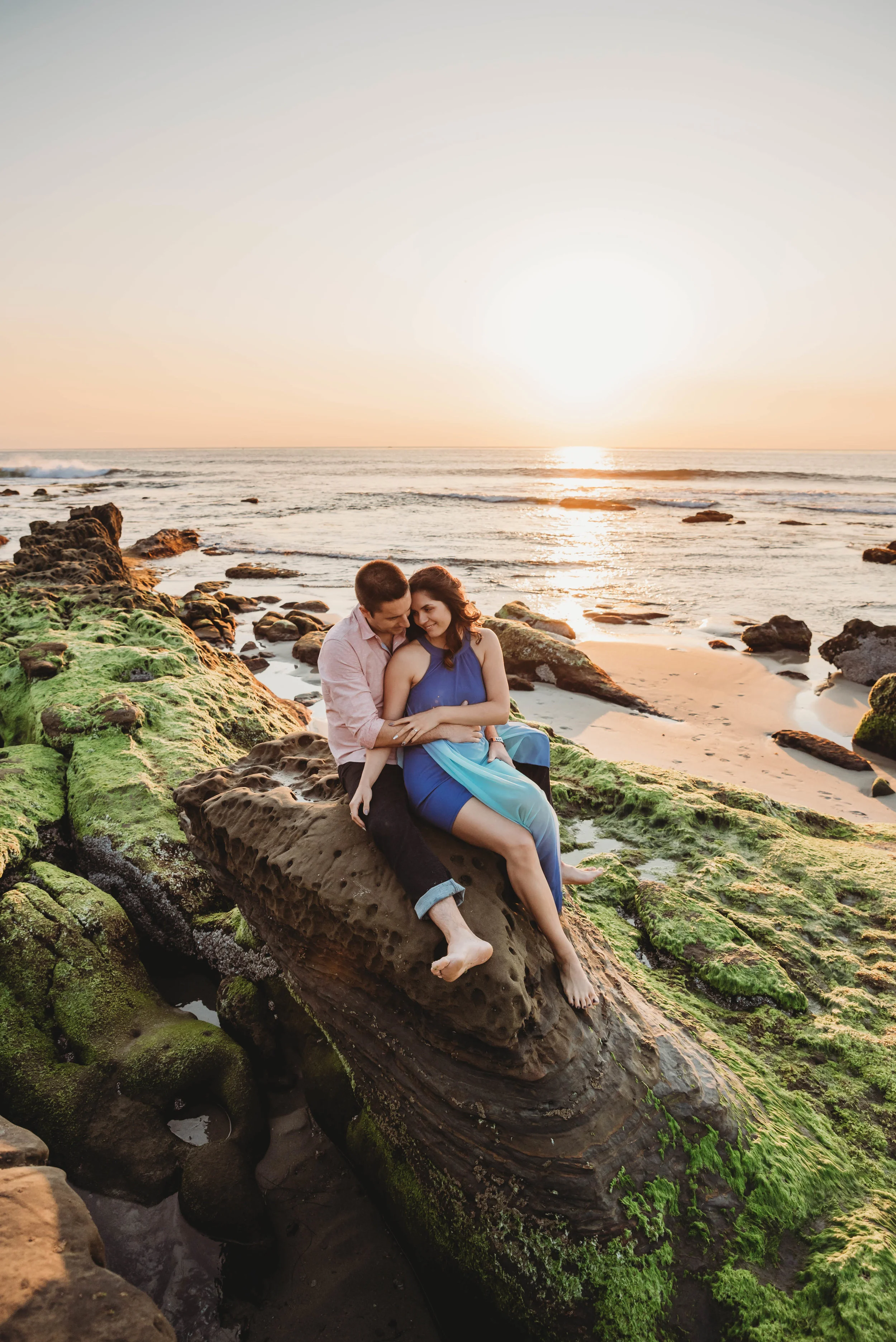 Windansea Beach Engagement Session | La Jolla, CA | Marina + Slaven