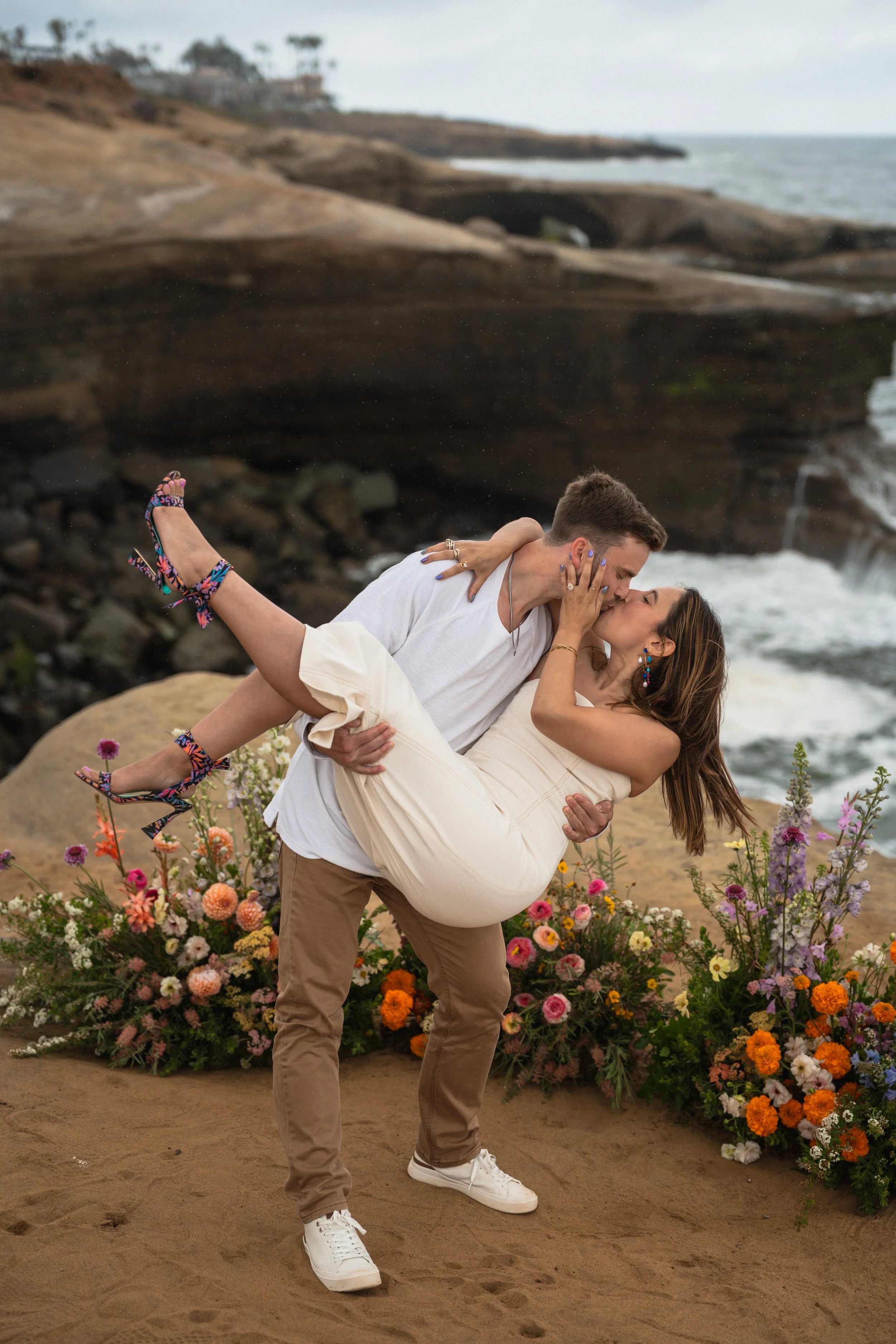 Sunset Cliffs Surprise Proposal | Andrea &amp; Ian