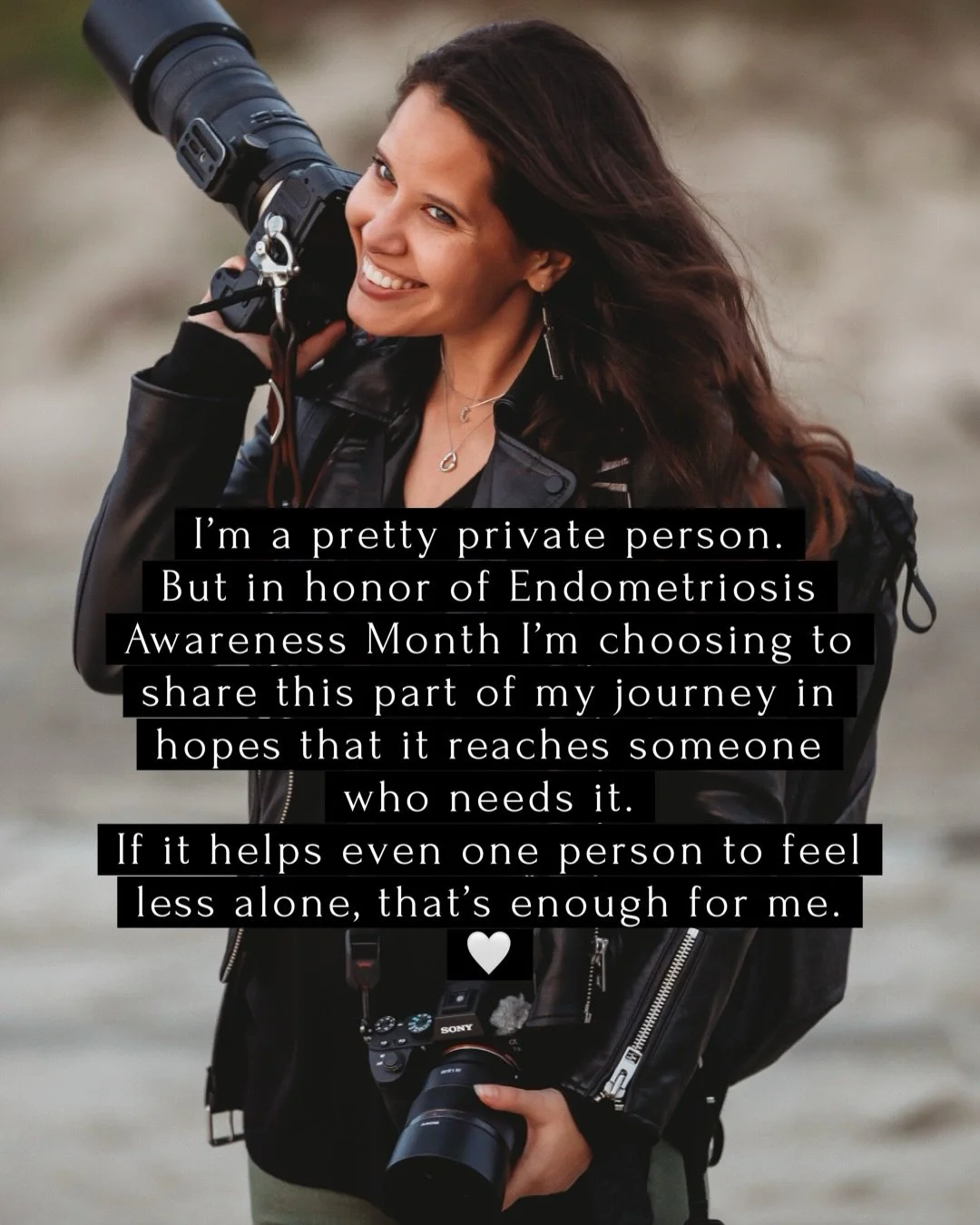 I&rsquo;m a pretty private person.
But in honor of Endometriosis Awareness Month I&rsquo;m choosing to share this part of my journey in hopes that it reaches someone who needs it.
If it helps even one person feel less alone, that&rsquo;s enough for m