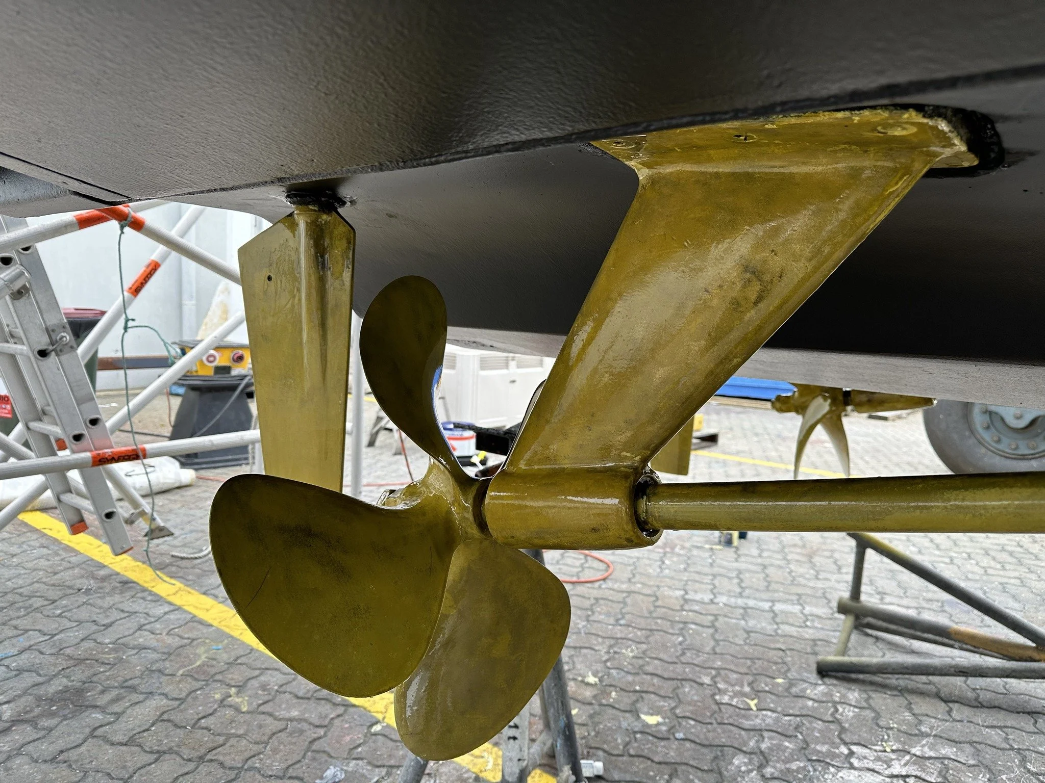 Marine Propspeed coating at Waterfront City Marina