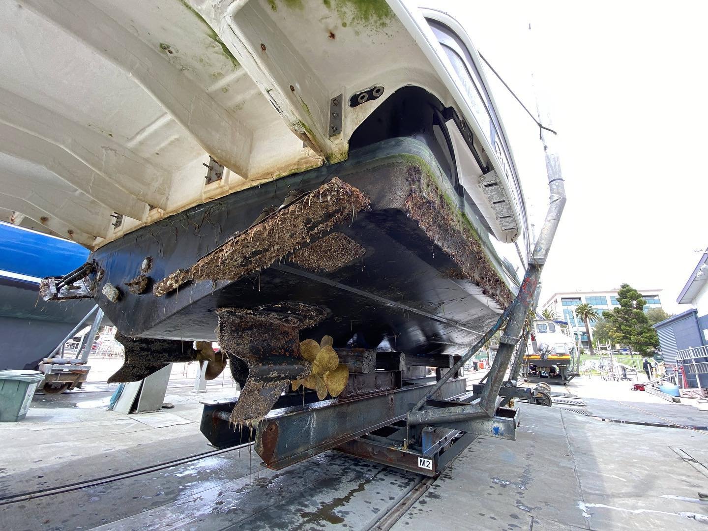 Vessel antifouling in Yarra’s Edge Marina protects your boat’s performance and value