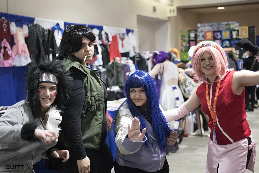 2017 Anime Boston - Kiba, Asuma, Hinata, & Sakura
