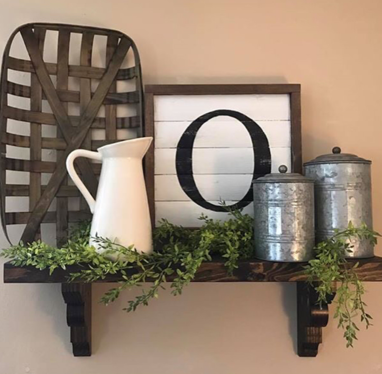 Corbel Shelf + Monogram