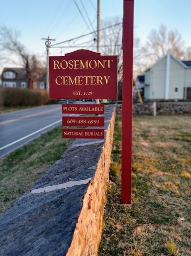 Rosemont Cemetery Sign