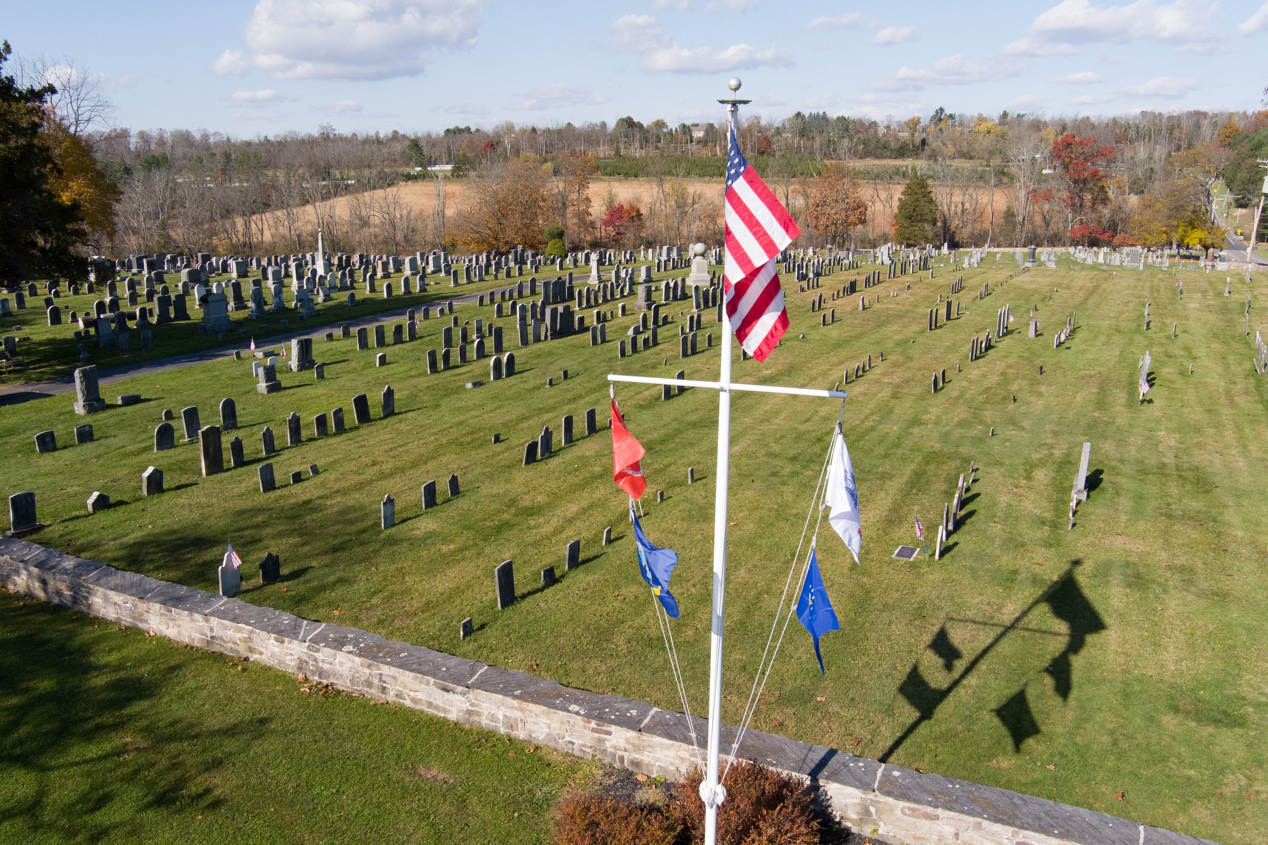 Aerial View of Rosemont Cemetery