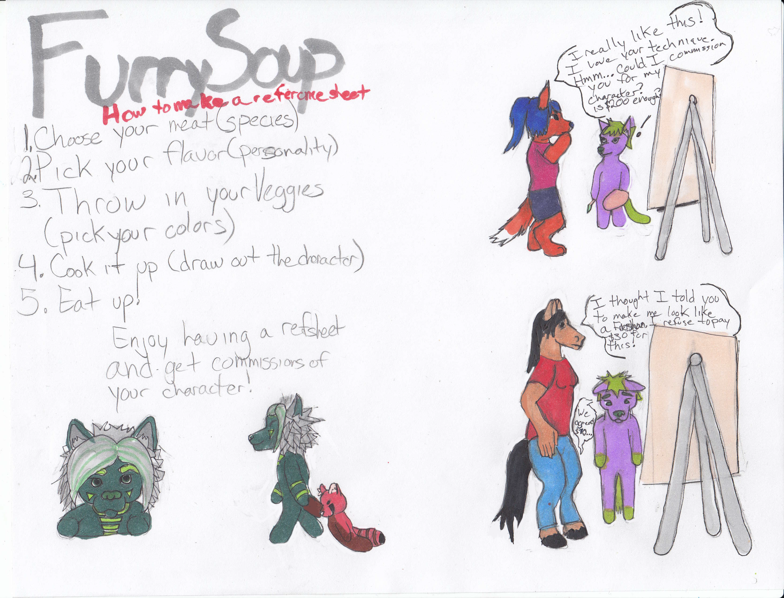 Zine Pages 3 and 4