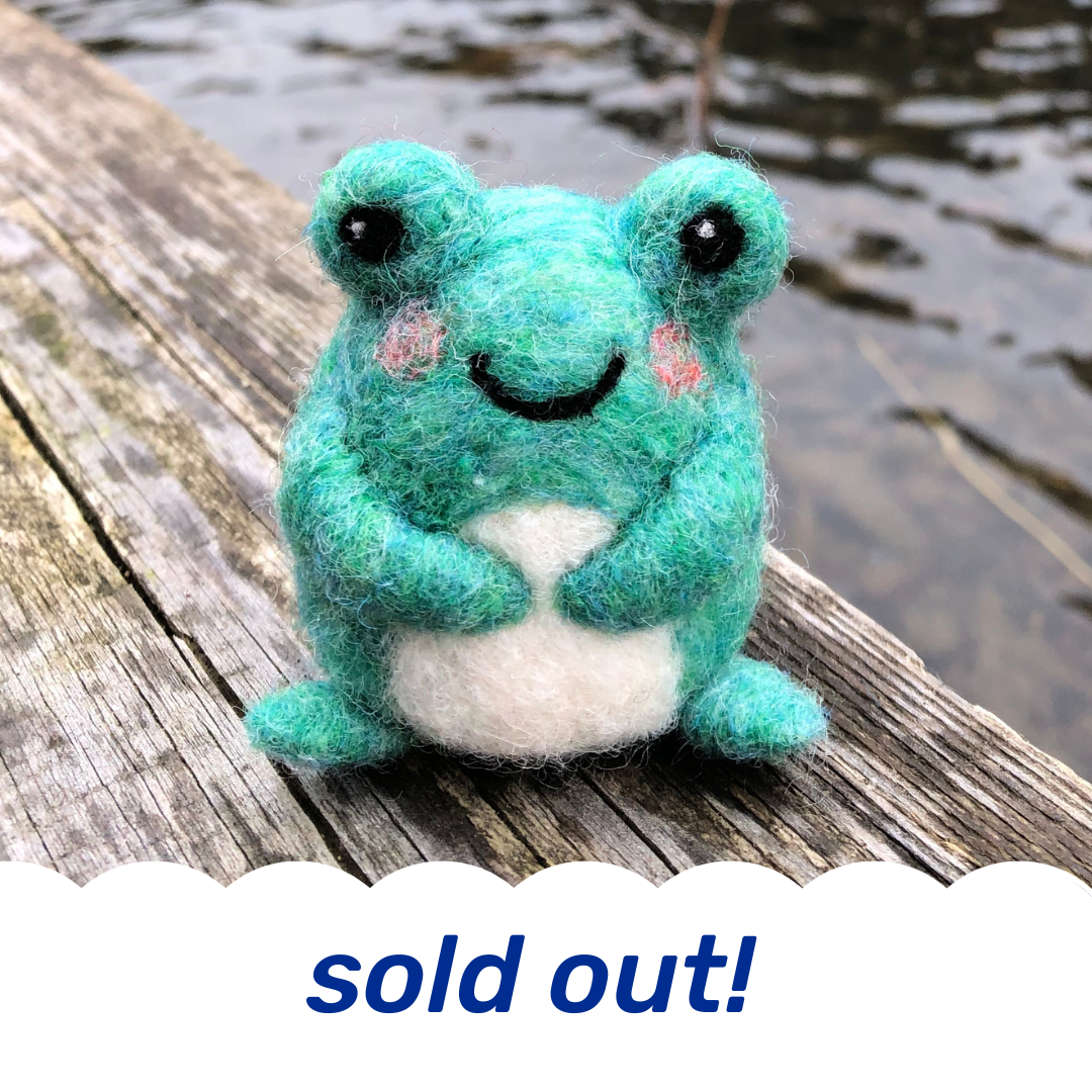 Frog Friend: *animal felting for beginners*