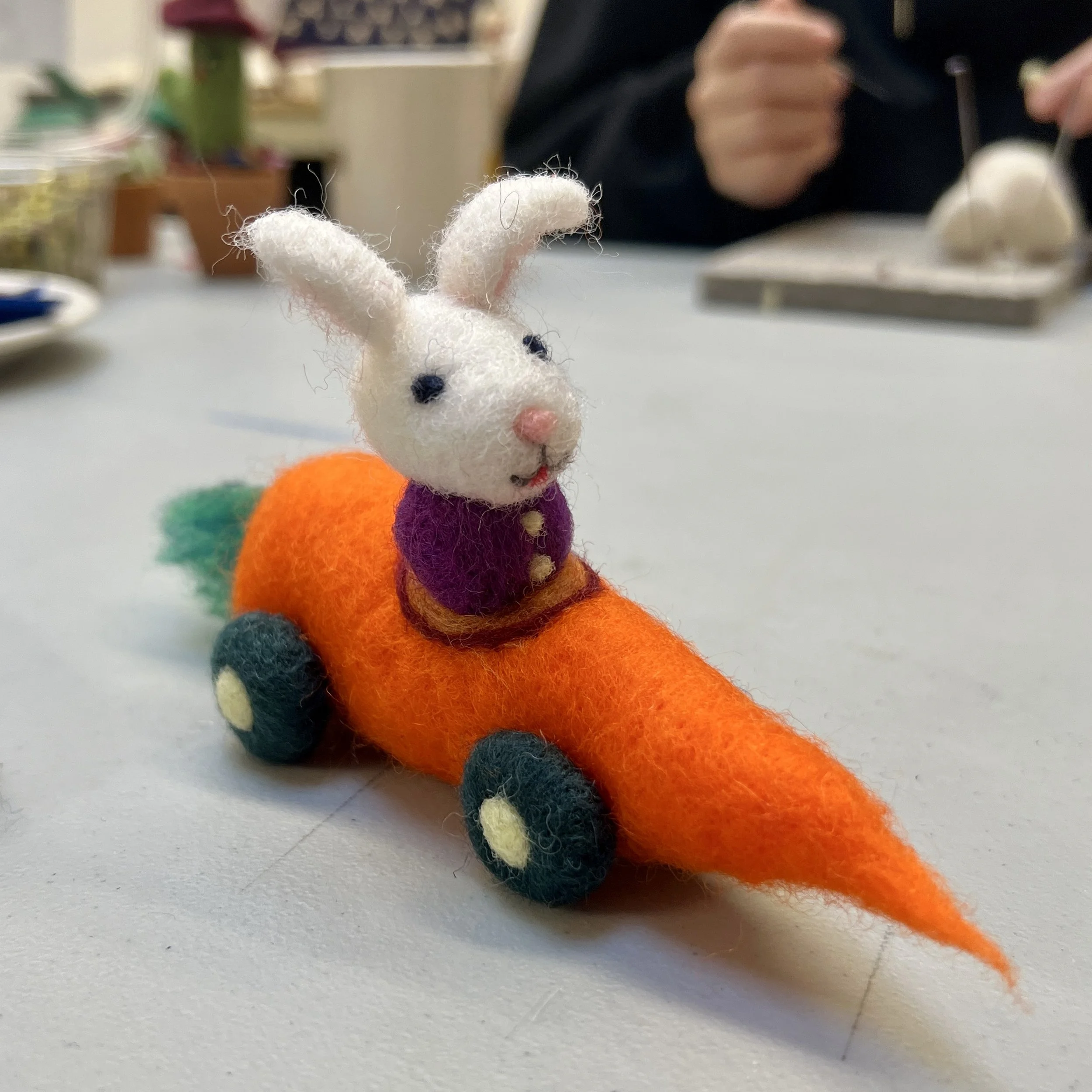 Carrot Cars & Bunny Ears: Easter Felting Workshop
