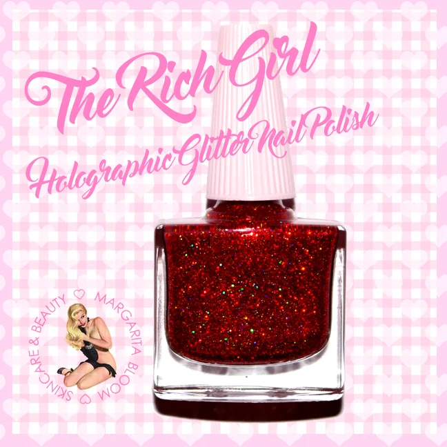 Nail Polish - The Rich Girl Red Holographicr Glitter Nail Polish.jpg