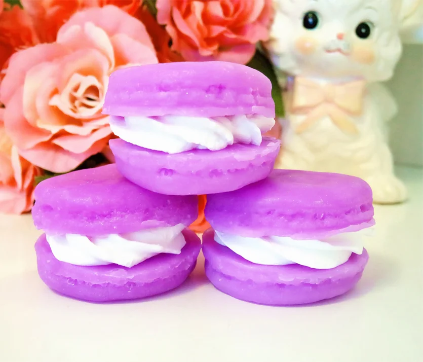 Lavender Macaron Soaps - Margarita Bloom2.jpg