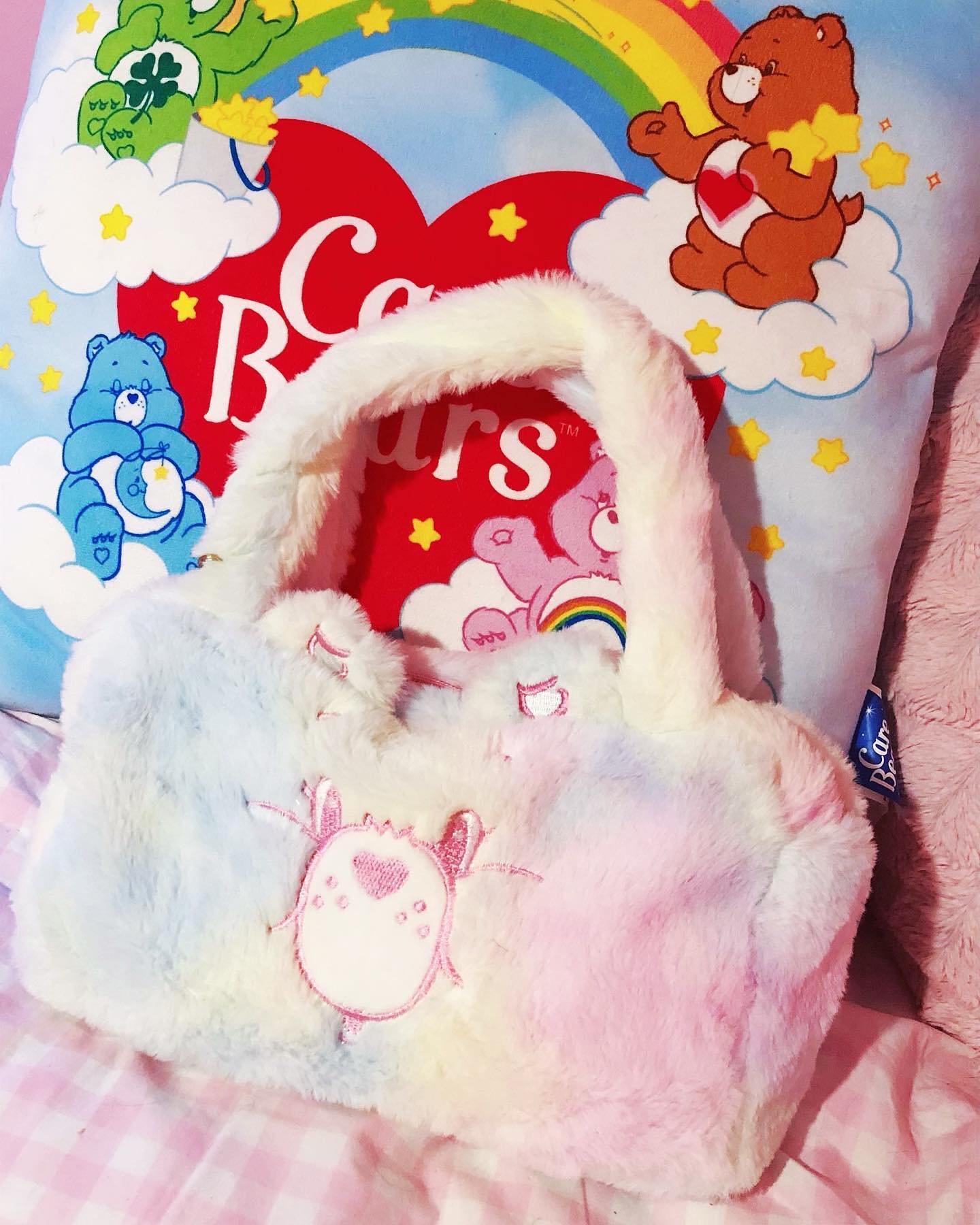 I love this Carebear purse so much!! It&rsquo;s sooooo soft!!! 💕🐻💕🐻💕🐻 I got it from Temu for $6.99. 😍 They have some wonderfully cute stuff. 💕

Use my code for a discount: acm899163
.
#margaritabloom #temu #temufinds #topsale #temubestselling