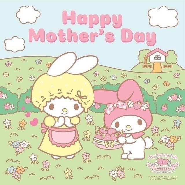 To all the mommy&rsquo;s out there! &sdot;˚₊‧𐙚‧₊˚ &sdot;may you have the happiest loveliest day ever!! Mwah! 💕🌸🌷🎀🍓
.
#margaritabloom #happymothersday #mymelody #kawaii #cuteillustration #illustration #sanriolover #sanrio #sanriocore #sanrioaest