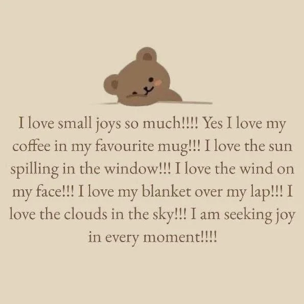 🎀🧸 Small joys and happiness 🧸🎀 

#words #bear #happiness #mood #positivity