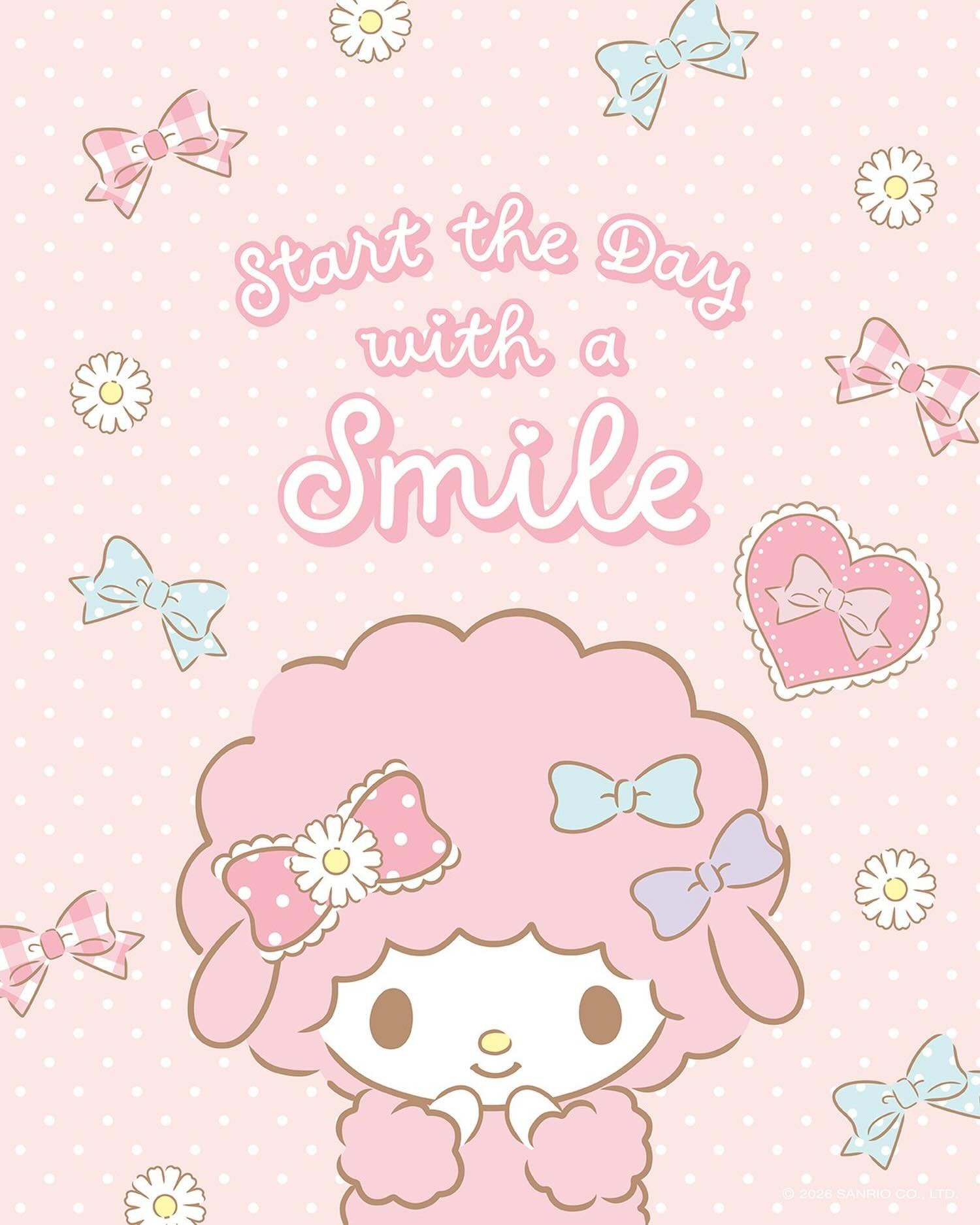 🩷💕🌸🎀. Start your day with a smile! 🎀💕🌸🌷Mine started with my kitty Zeus giving me kisses! What made you smile this morning?
.
#sanrio #pink #kawaii #mysweetpiano #monday