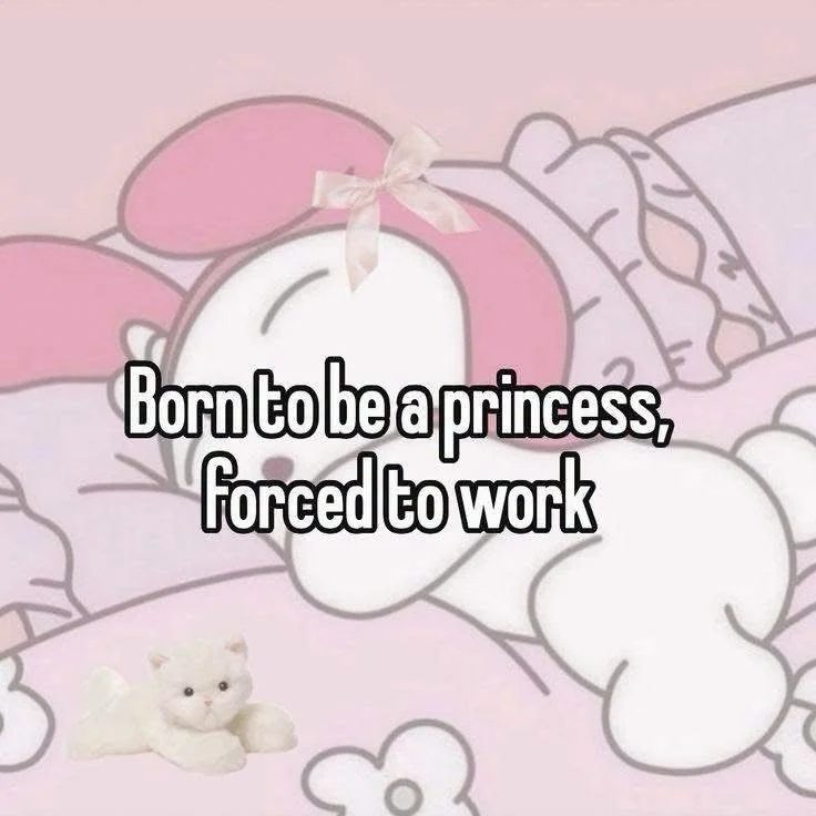 👑 I just want to be a princess! I do love my job making pretty beauty potions but sometimes orders are so sparse. Sigh&hellip; 👑 #princess #pink #kawaii #sanrio #aesthetic