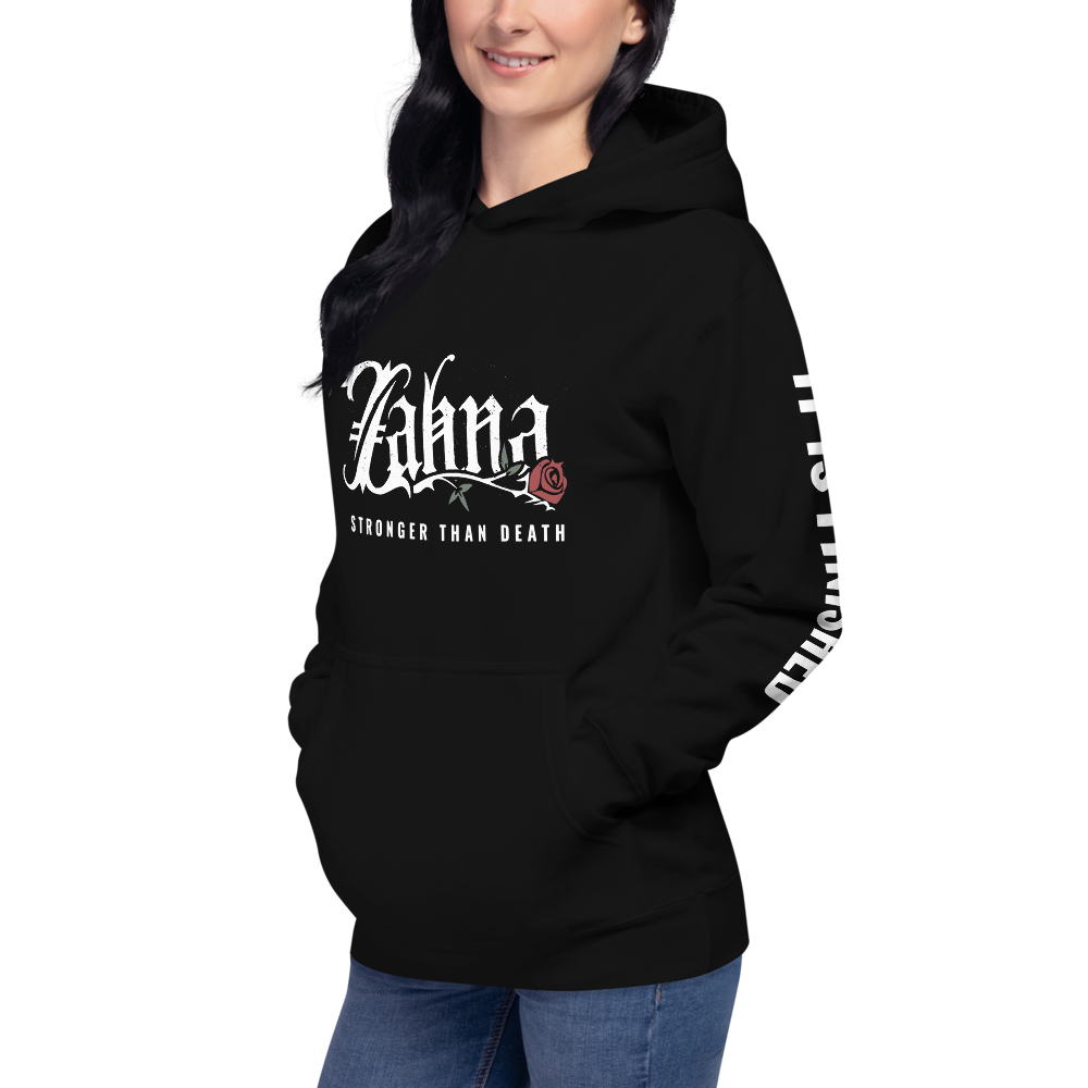Stronger Logo Hoodie w/ Sleeve Print — ZAHNA OFFICIAL