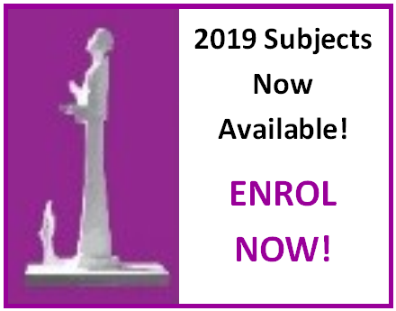 2019 Subjects Now Available!