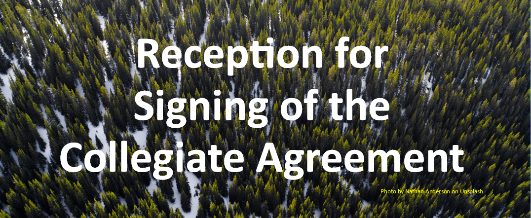 Reception to celebrate the signing of the Collegiate Agreement between SFC &amp; UD