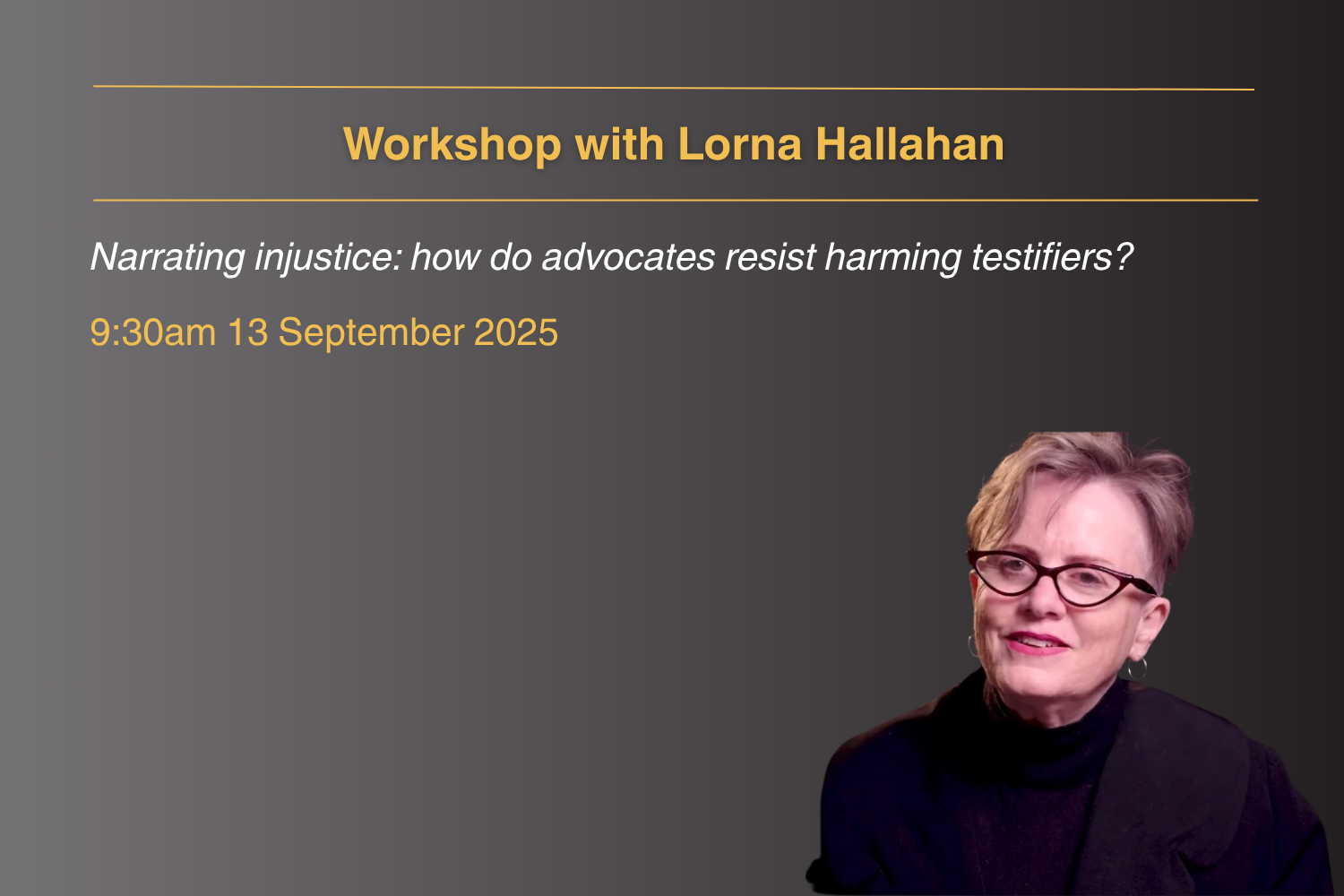 Workshop with Lorna Hallahan