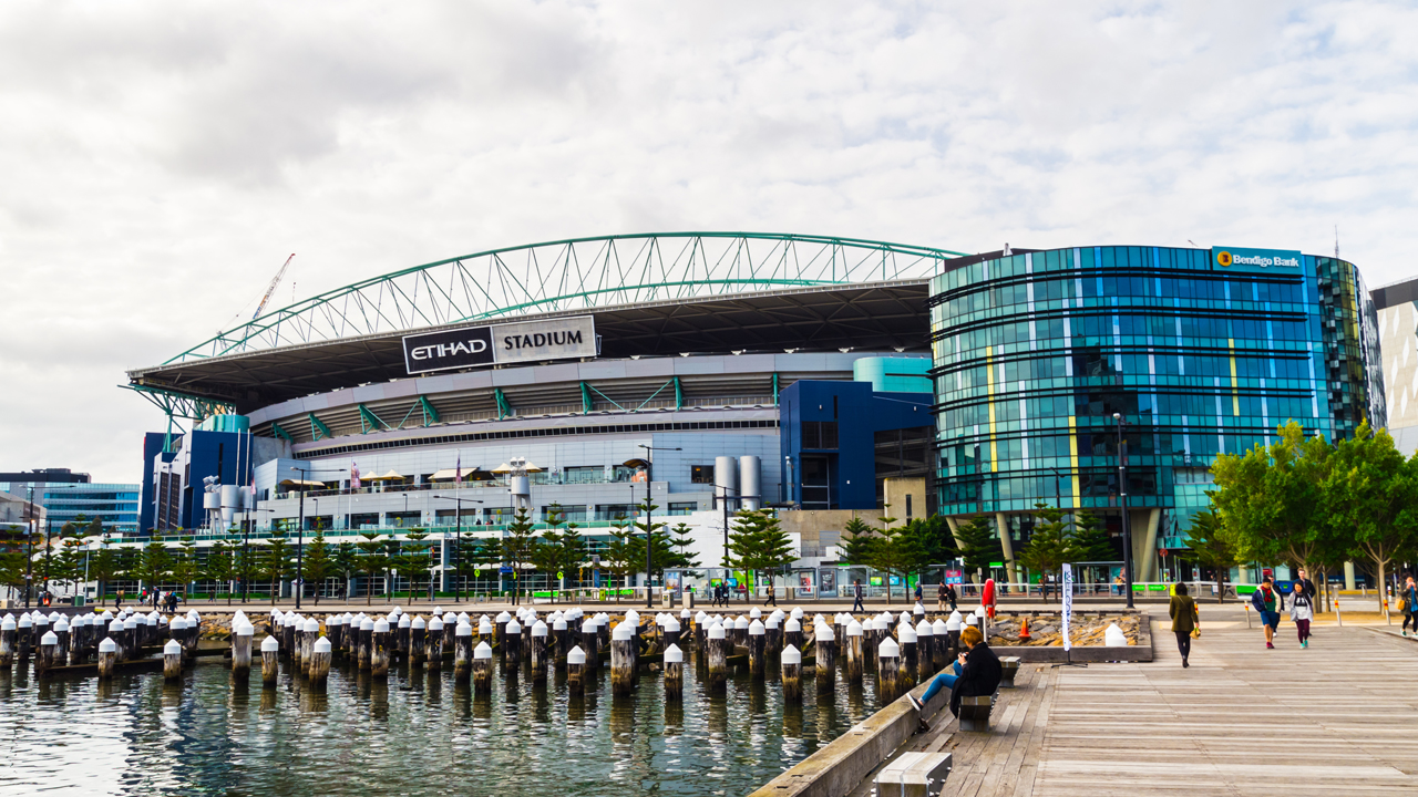  Docklands Stadium in Melbourne with three 1750 kW HUNT TNAR boilers 