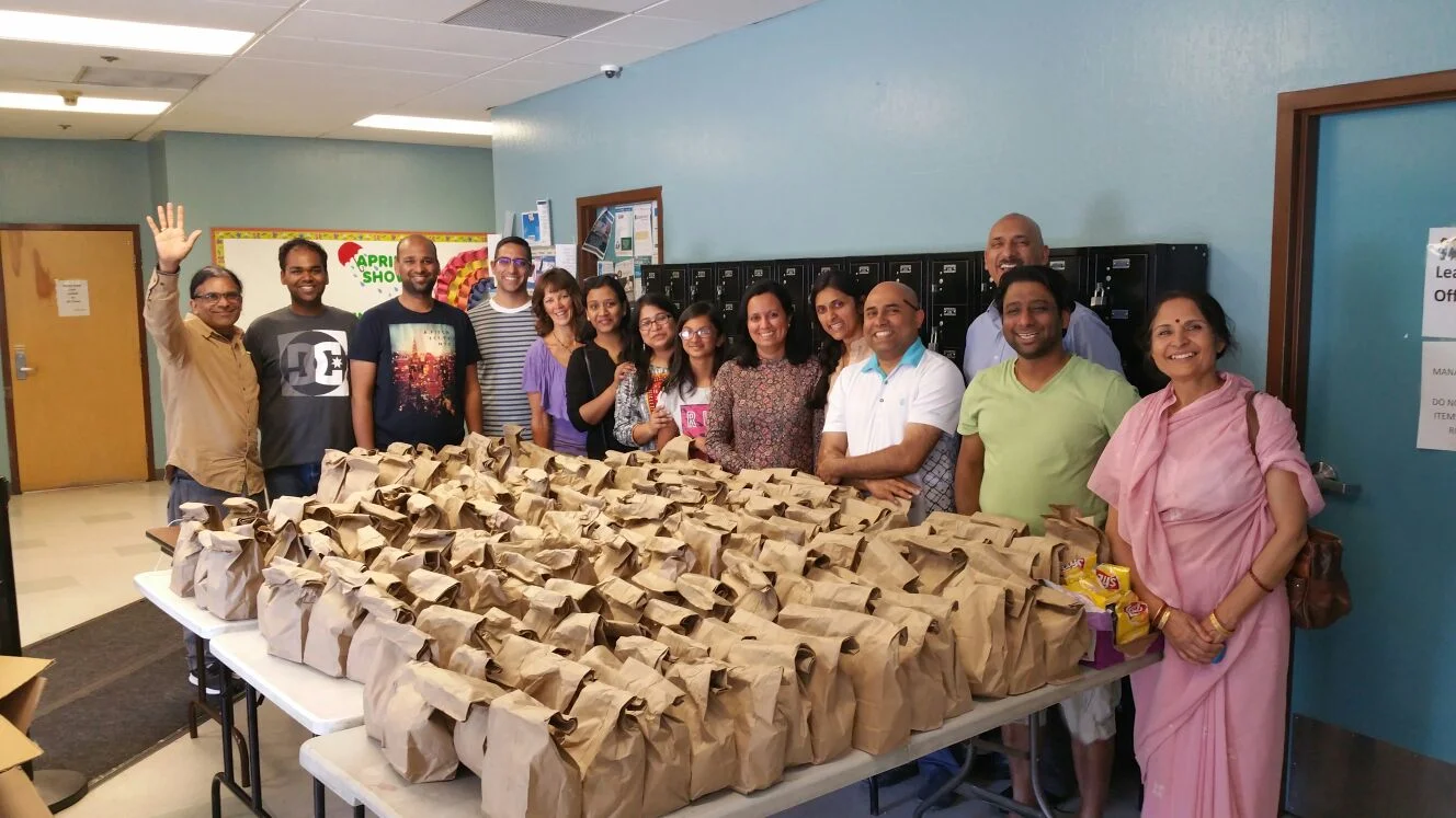 Sandwich distribution @ Homeless Shelter