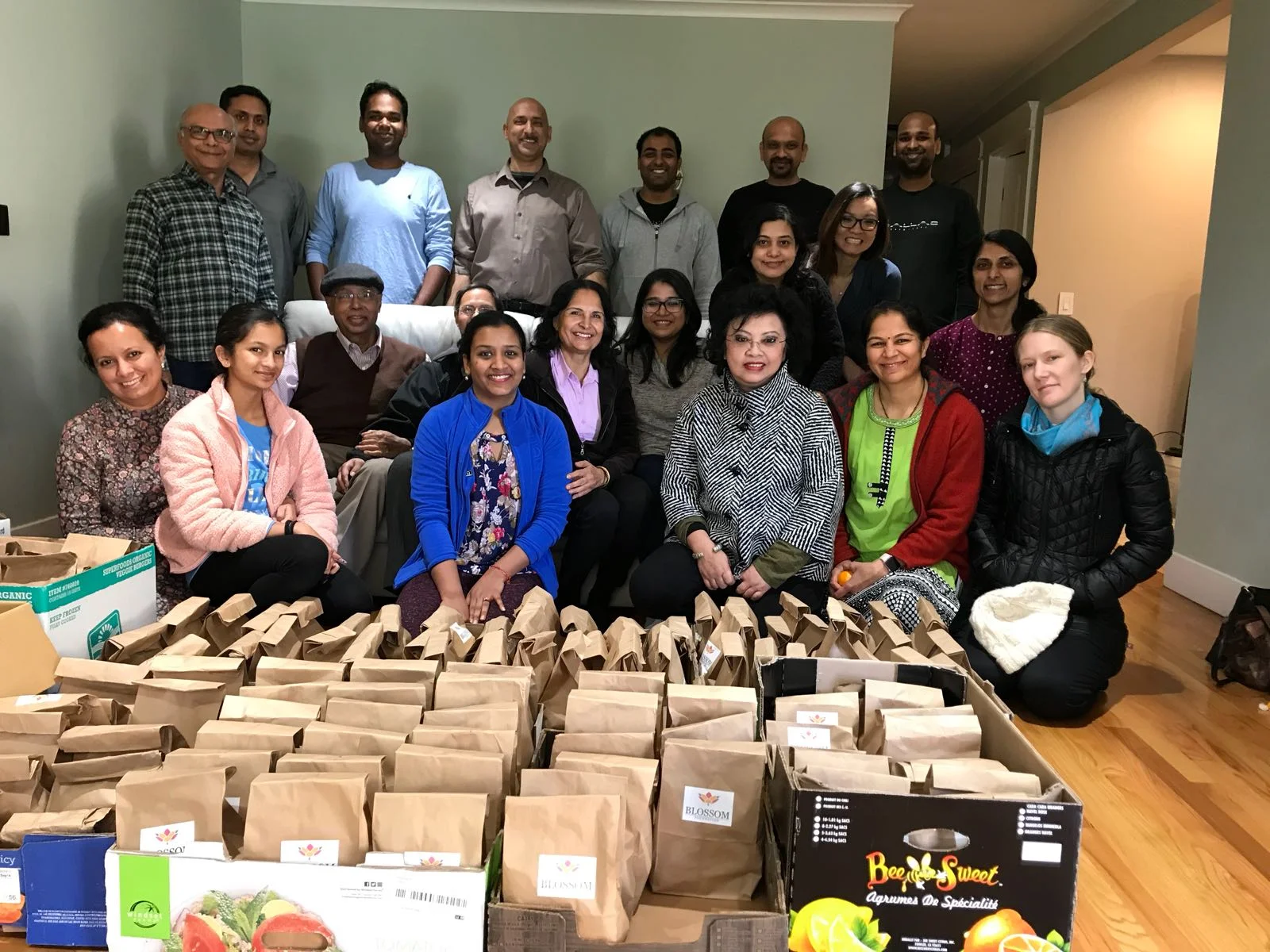 Sandwich distribution @ Homeless Shelter