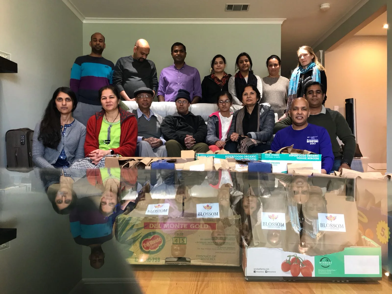 Sandwich distribution @ Homeless Shelter