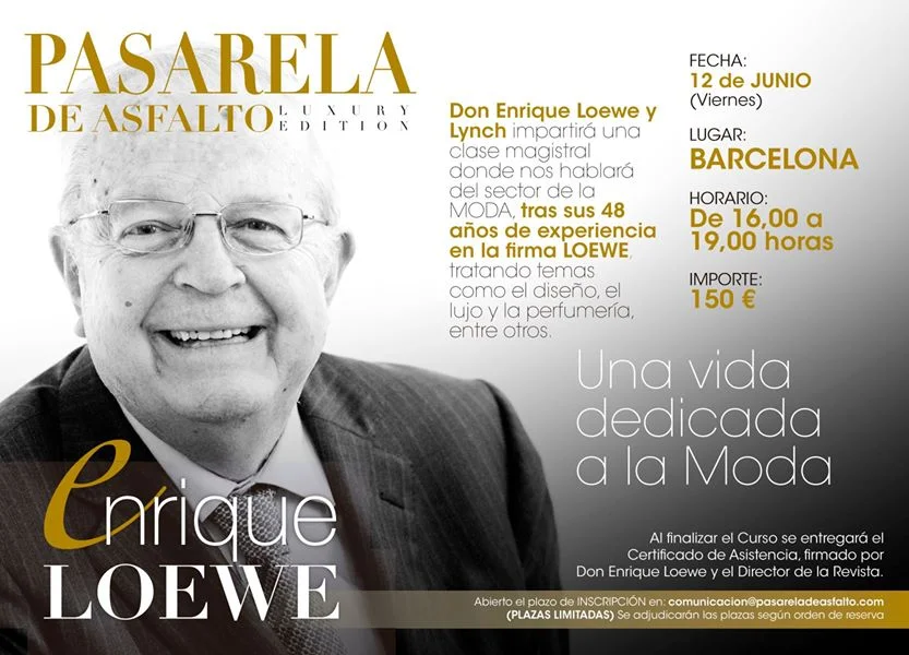 MASTER CLASS BY ENRIQUE LOEWE