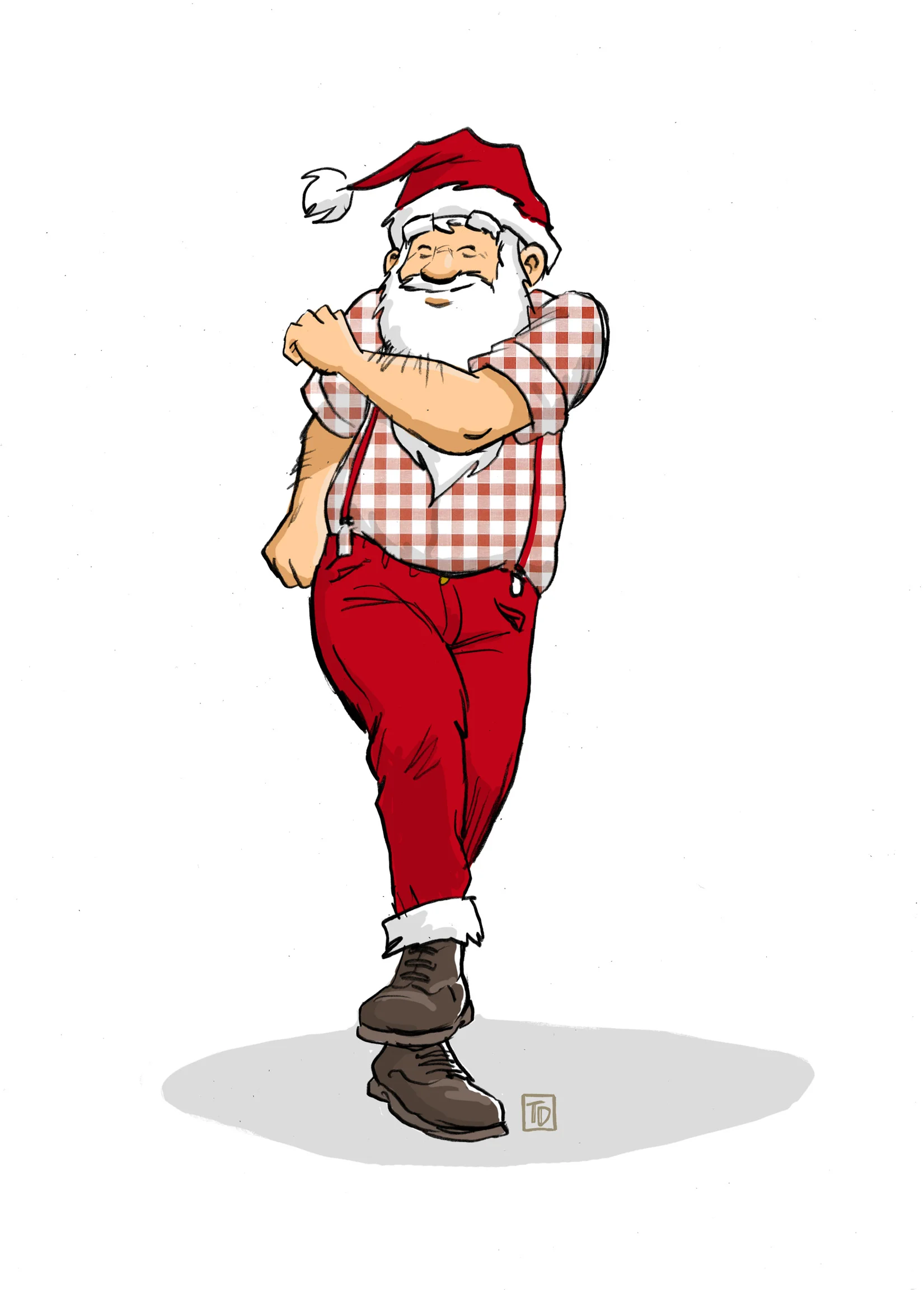 Skanking Santa